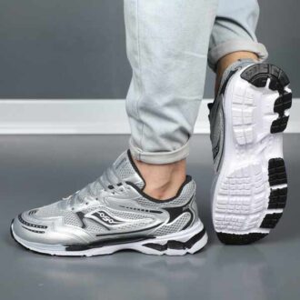 کتونی مردانه ساکانی طوسی مشکی Advin