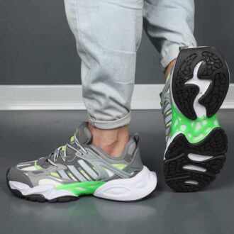 کتونی مردانه آدیداس دیلاکس طوسی سبز