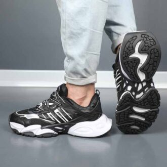 کتونی مردانه آدیداس دیلاکس مشکی سفید NEW