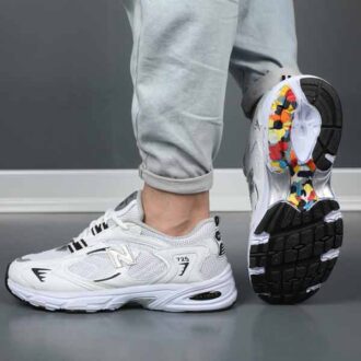 کتونی نیوبالانس 725 سفید نقره ای کد NN